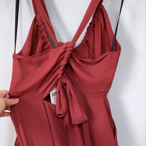 BCBG Cutout Crisscross Back Jumpsuit - Picture 11 of 13